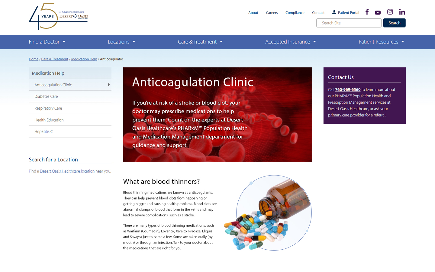 DOHC page design and development